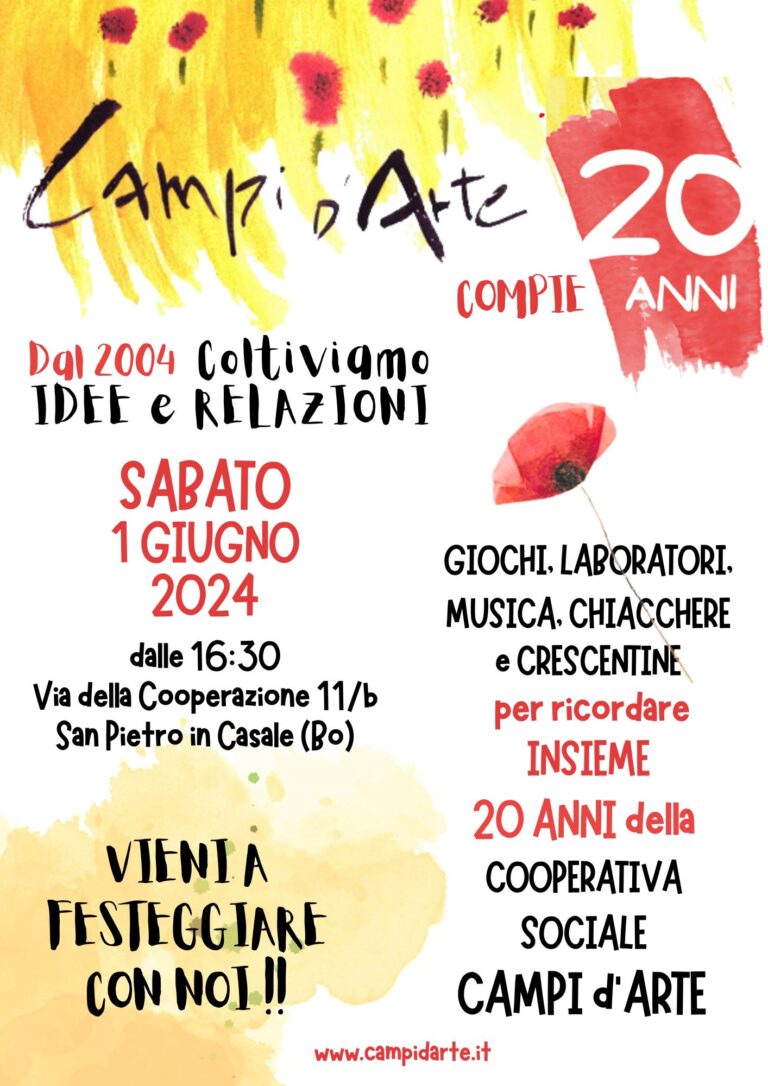 Campi d’arte compie 20 anni!