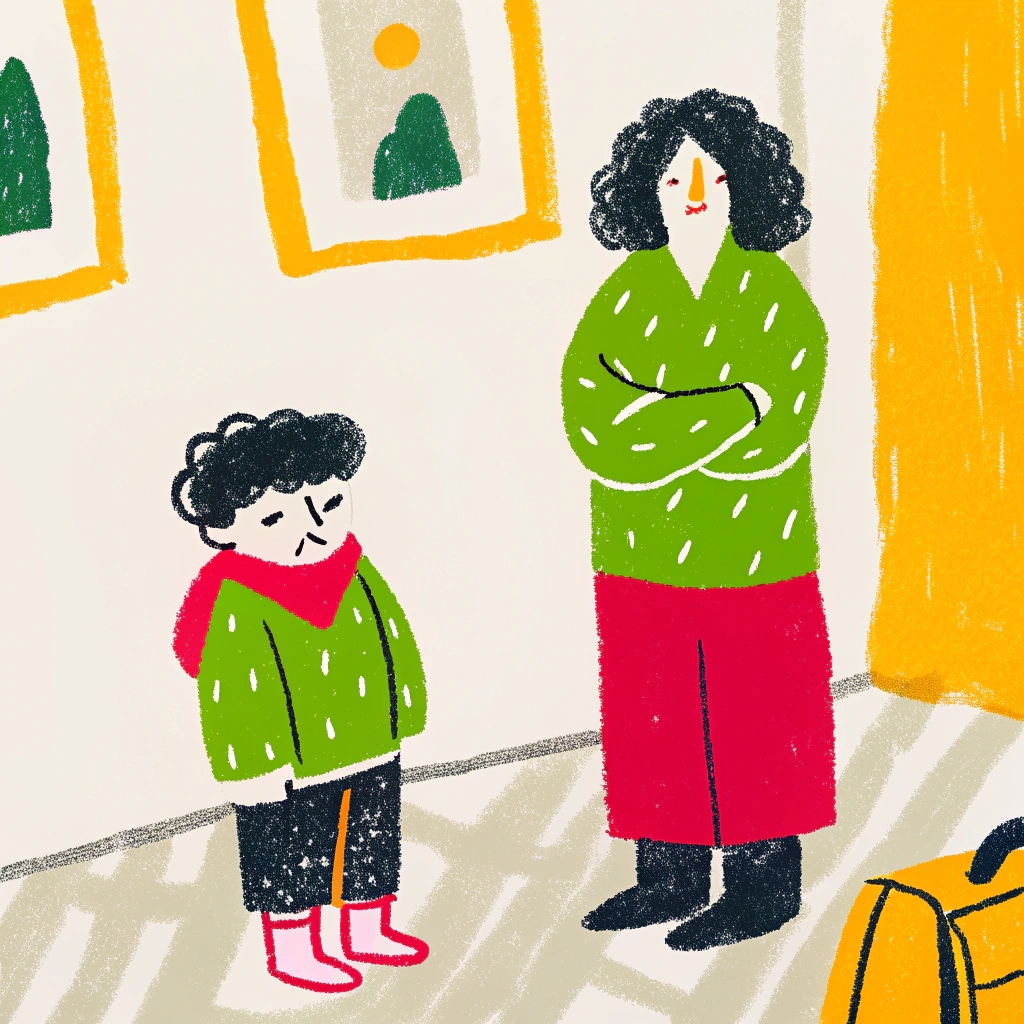 Immagine rappresentativa dei percorsi di prevenzione del disagio scolastico: mostra un bambino scontento di andare a scuola