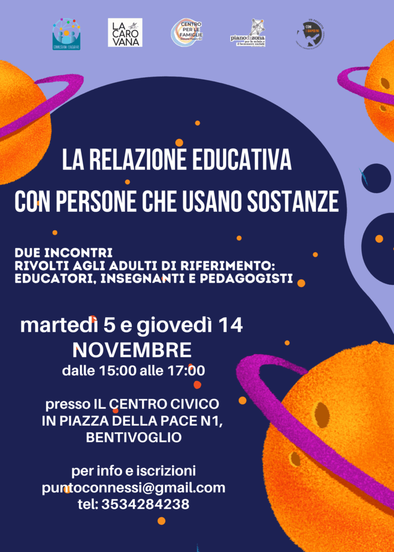 La relazione educativa con persone che usano sostanze